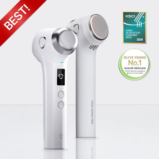 glow.m Cryo Sonic Pro — Best seller, KSCI 2026, Olive Young No.1 overall skincare